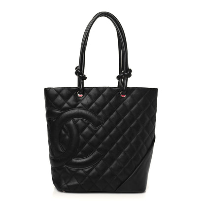 Chanel Calfskin Quilted Medium Cambon Tote Black 1 of 9