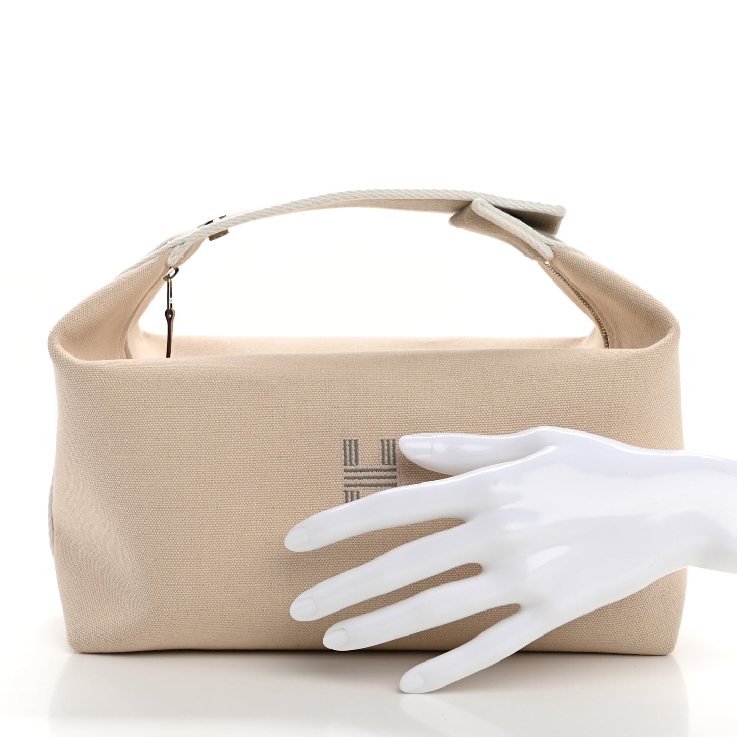 Canvas Large Bride-A-Brac Pouch Natural