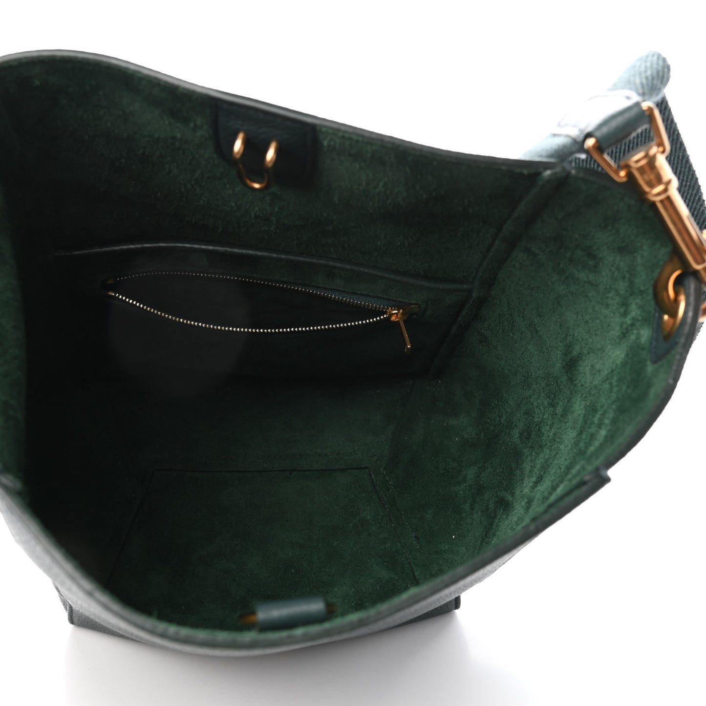 Soft Grained Calfskin Small Sangle Bucket Bag Amazone