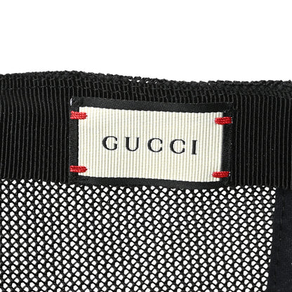 Gucci X SEGA Calfskin GUCCY Stars Baseball Hat S Black Gold 7 of 8