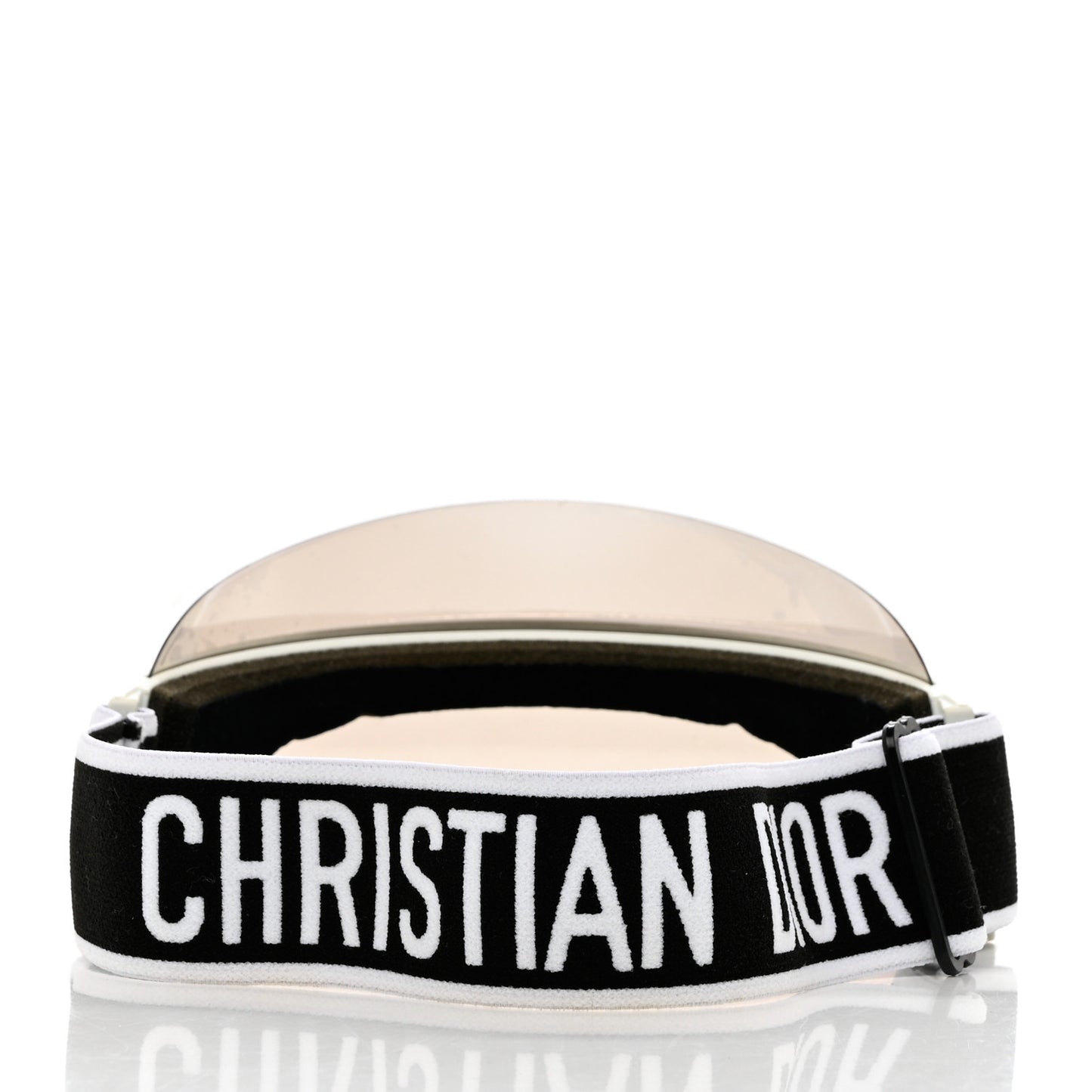 Mirrored DiorClub1 Sun Visor Silver