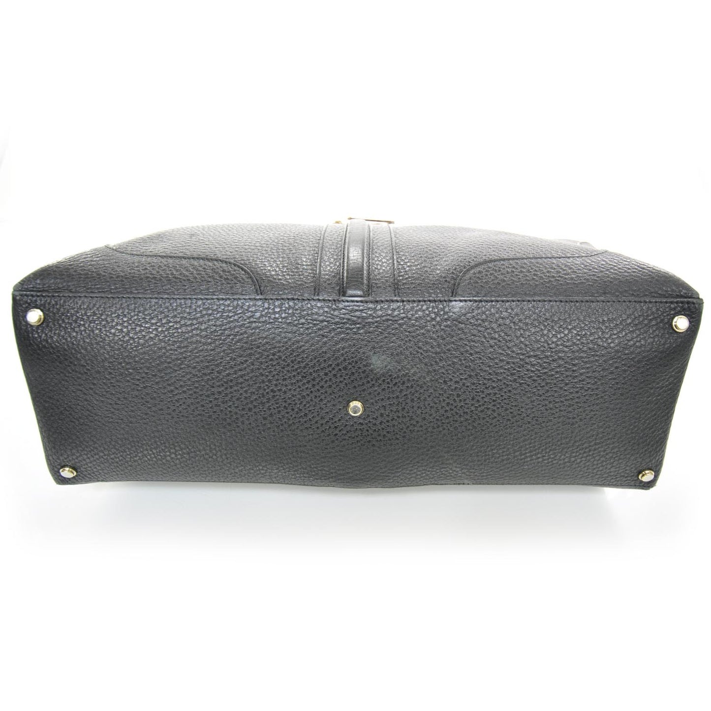 Leather Large Junco Tote Black