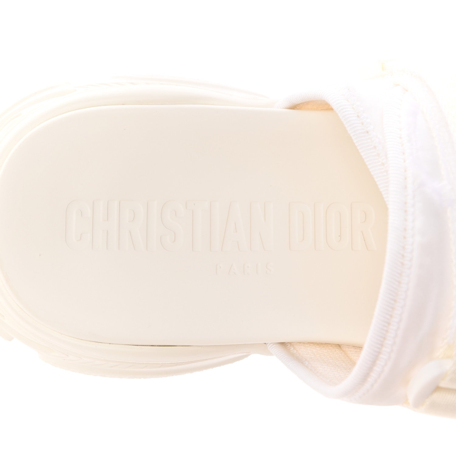 Christian Dior Technical Fabric Camouflage D-Wander Slide Sandals 37 White 8 of 13