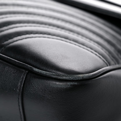 Gucci Calfskin Matelasse Large GG Marmont Shoulder Bag Black 9 of 22