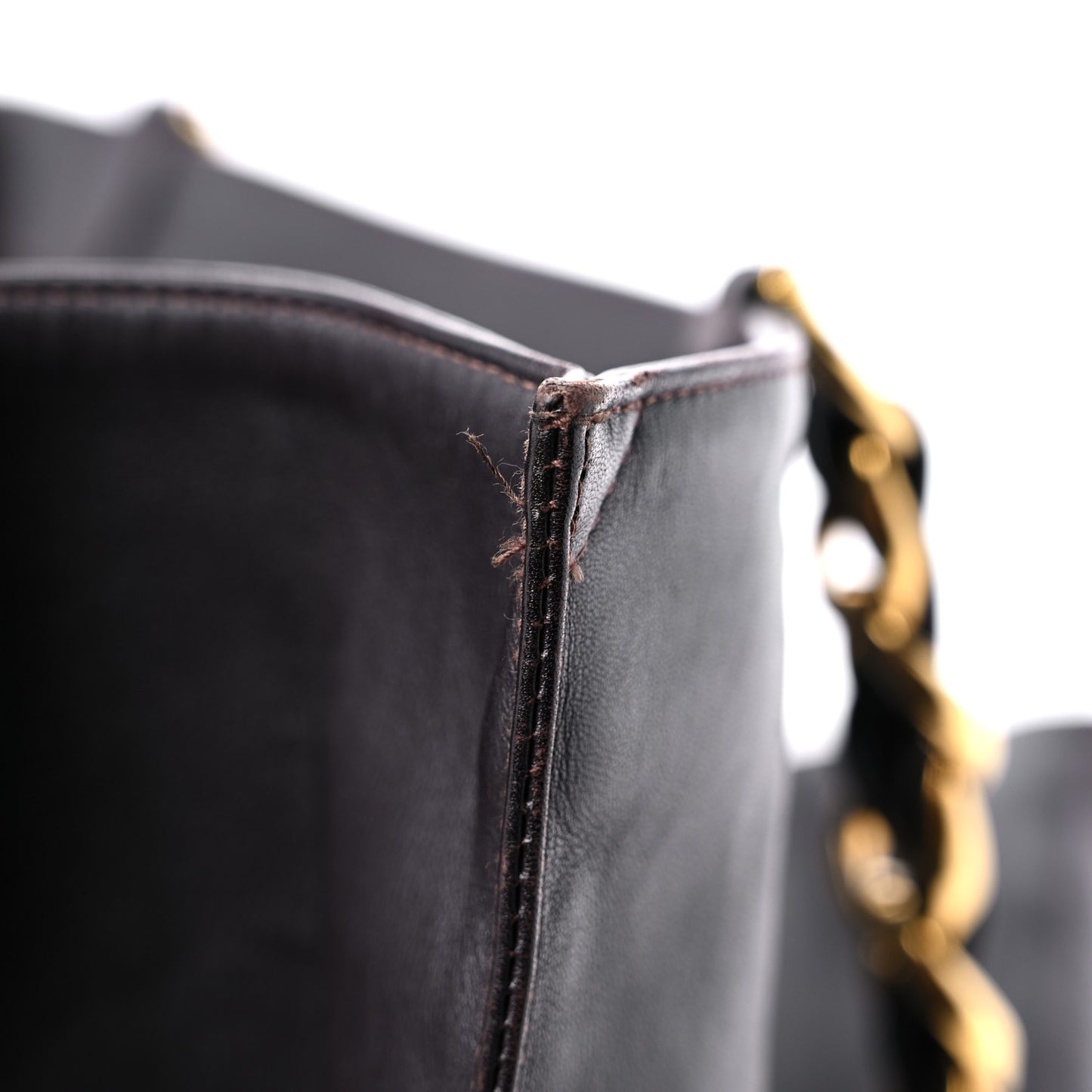 Lambskin CC Tote Brown