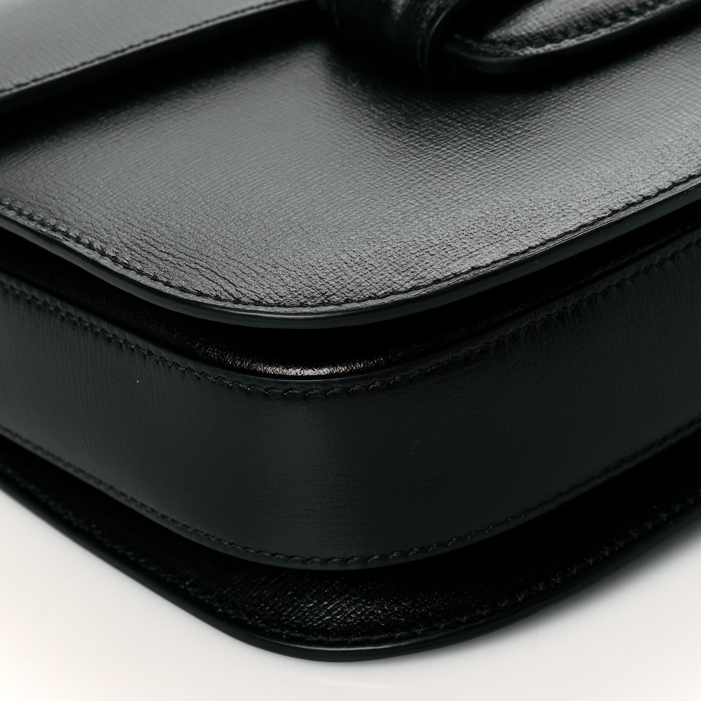 Azalea Calfskin Horsebit 1955 Shoulder Bag Black