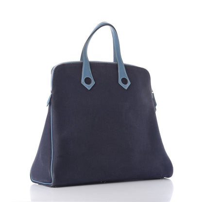 Hermes Toile Swift Heeboo MM Bleu Marine Blue Jean 2 of 8