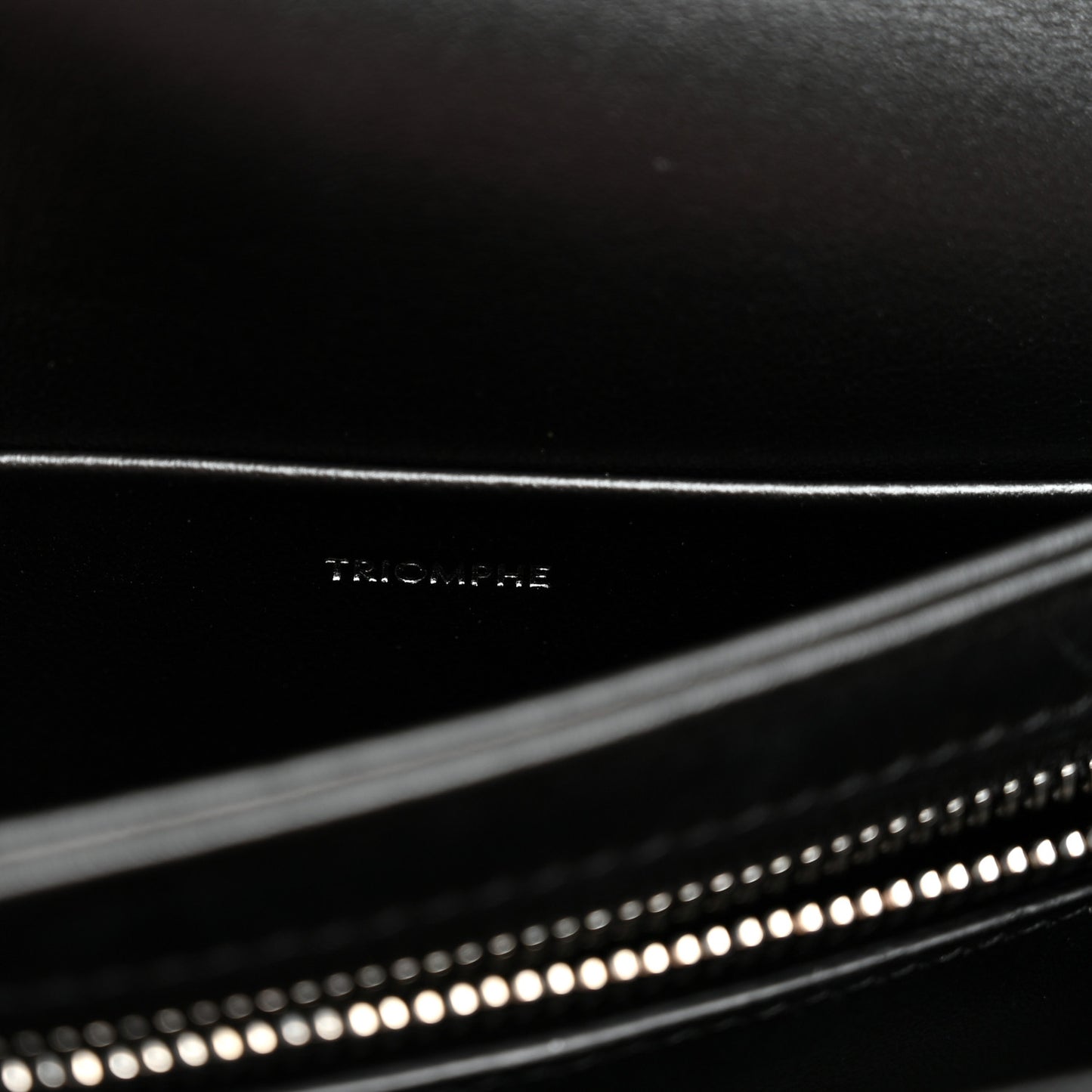 Shiny Calfskin Teen Triomphe Black