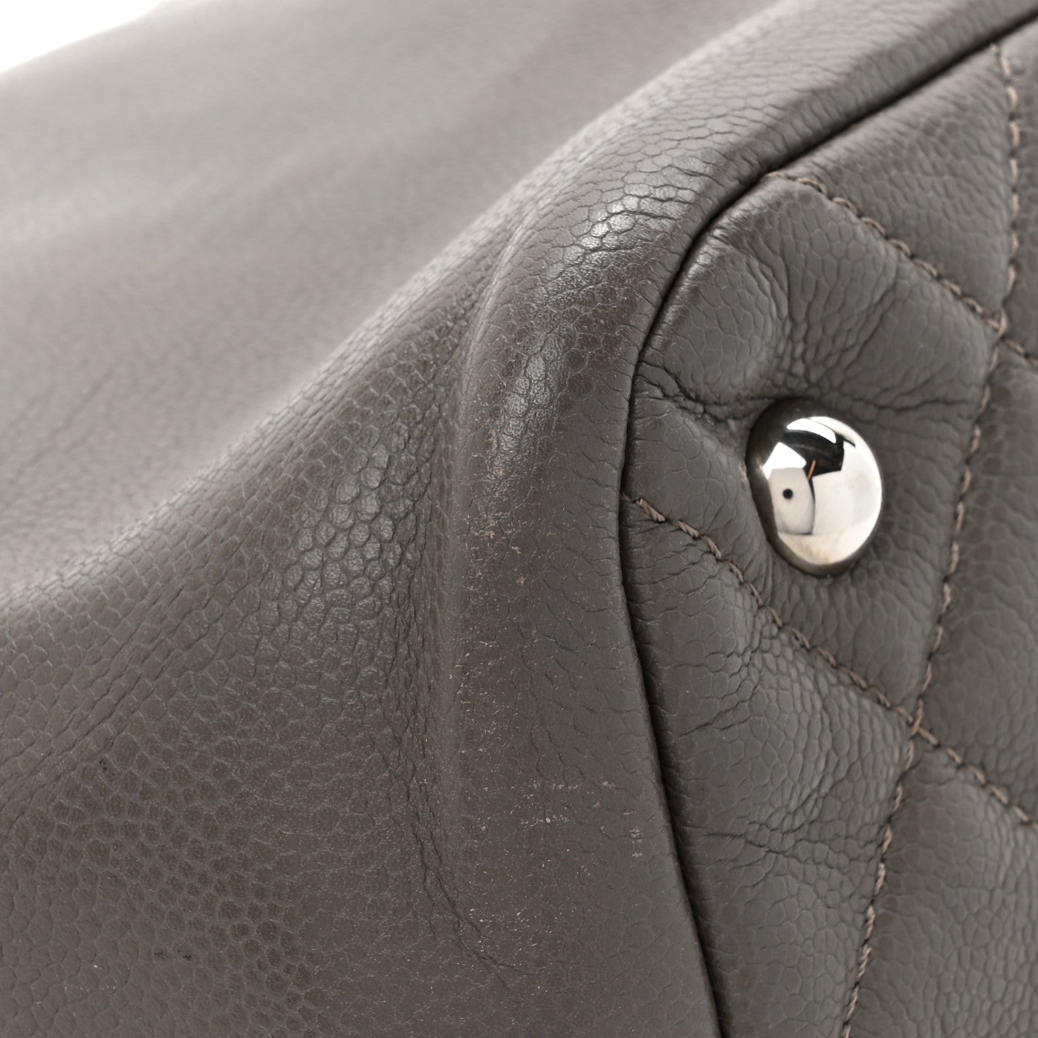Chanel Caviar Timeless CC Soft Tote Dark Grey 18 of 18