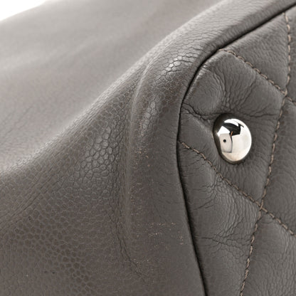 Chanel Caviar Timeless CC Soft Tote Dark Grey 18 of 18