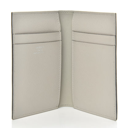 Hermes Evercolor MC2 Euclide Card Holder Case Vert Amande Gris Perle 5 of 7