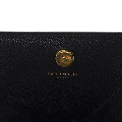 Saint Laurent Grain De Poudre Small Monogram Kate Satchel Black 9 of 12