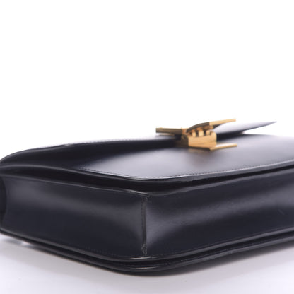 Celine Box Calfskin Medium Classic Box Flap Bag Navy 5 of 12