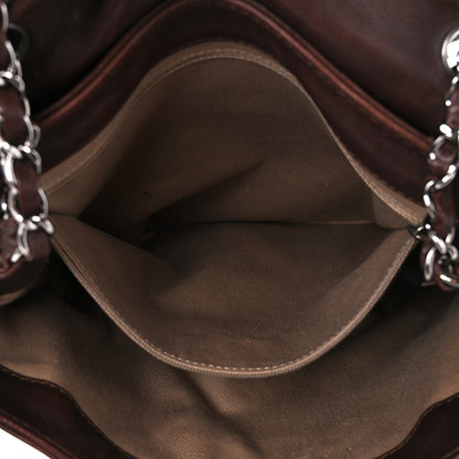Chanel Calfskin Diamond Stitch Large Messenger Brown 6 of 12