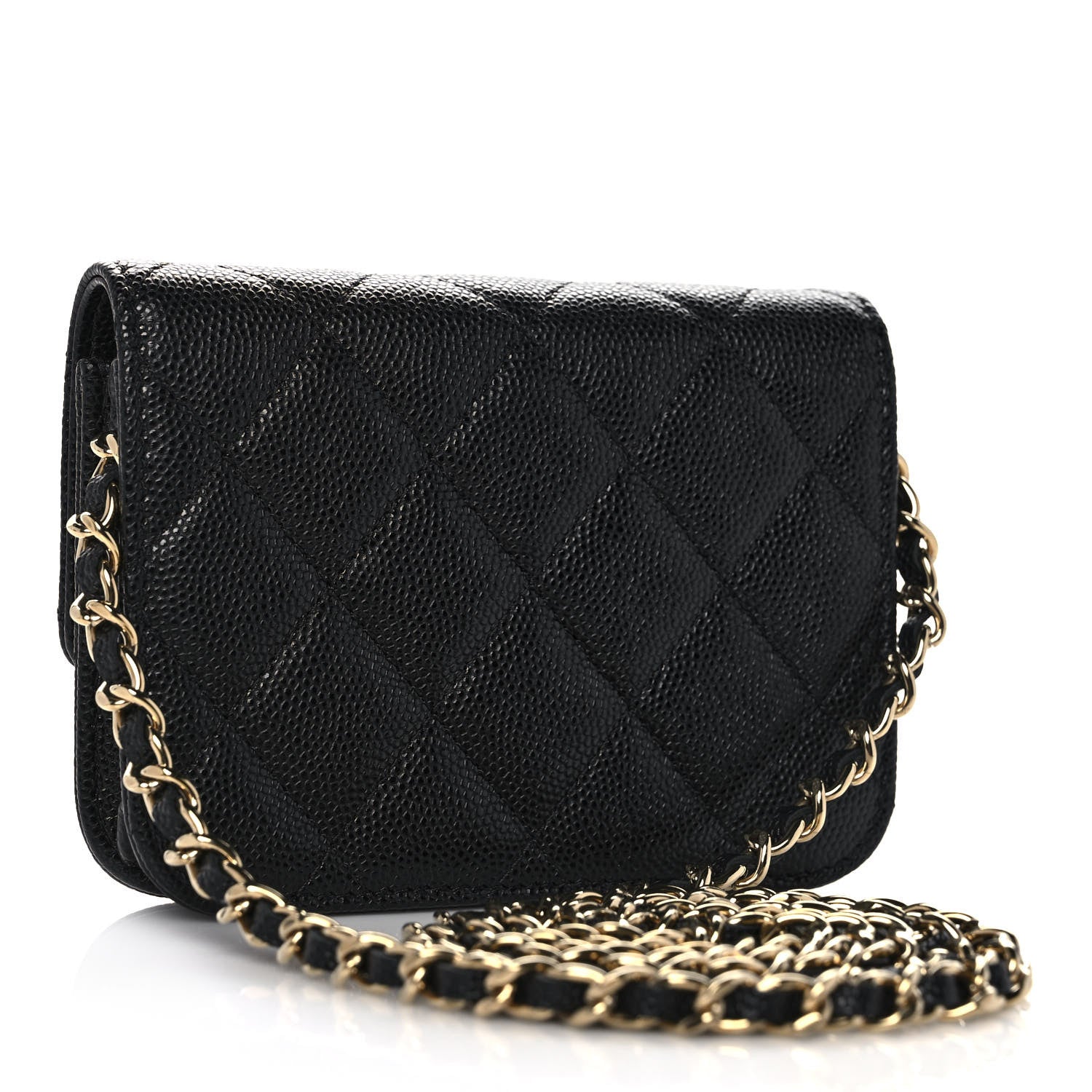 Chanel Caviar Quilted Mini Chain Bag Black 3 of 12
