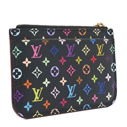 Louis Vuitton Monogram Multicolor Key Pouch Black Violet 3 of 7