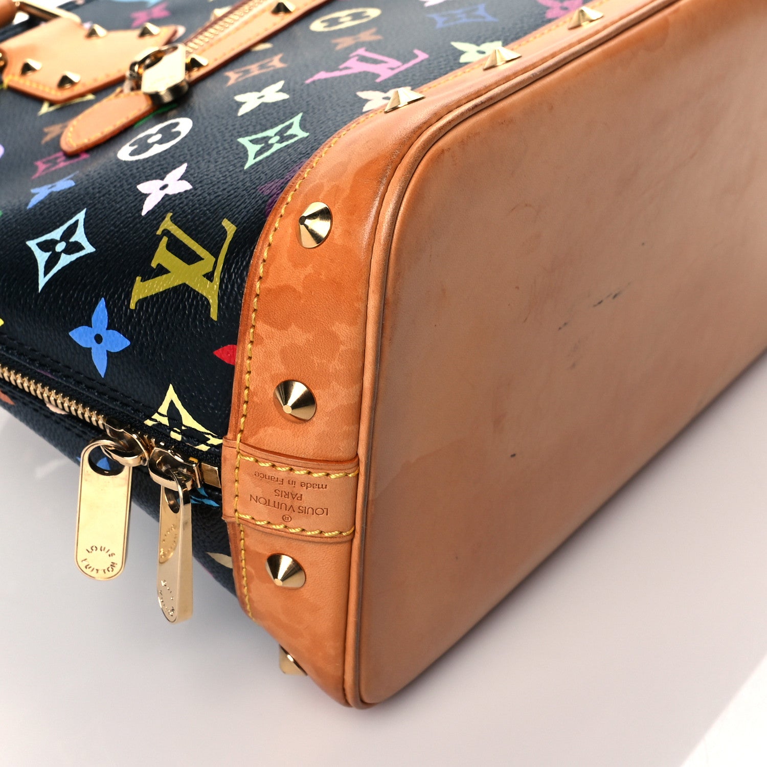 Louis Vuitton Monogram Multicolor Alma Black 9 of 11