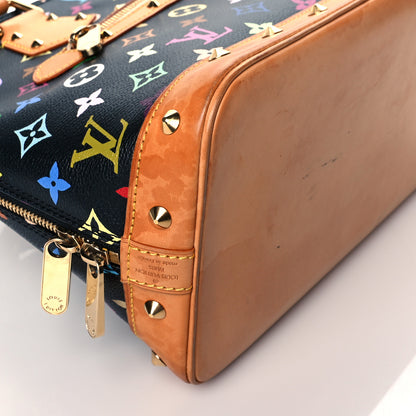 Louis Vuitton Monogram Multicolor Alma Black 9 of 11