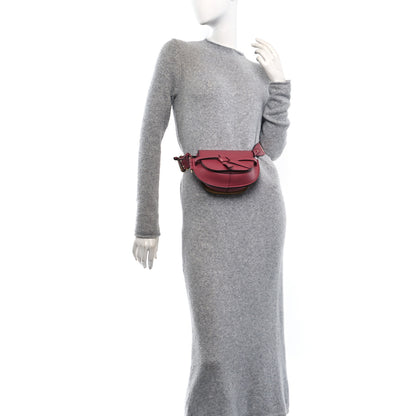 Loewe Calfskin Jacquard Mini Gate Dual Bag Plumrose 3 of 12