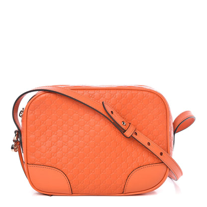 Gucci Soft Microguccissima Mini Bree Messenger Bag Sun Orange 1 of 10