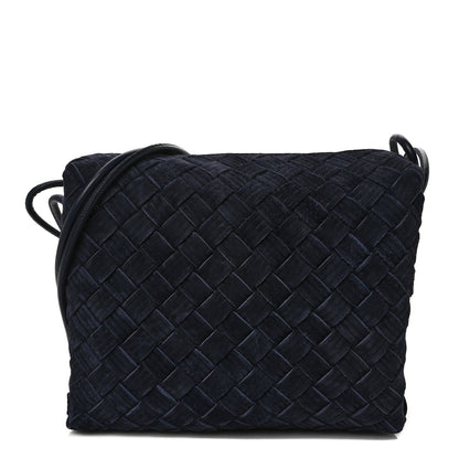 Bottega Veneta Suede Intrecciato Small Loop Camera Bag Space 1 of 7