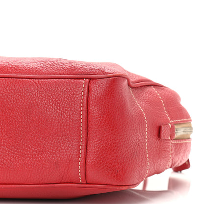 Prada Vitello Daino Tag Satchel Rosso 11 of 11
