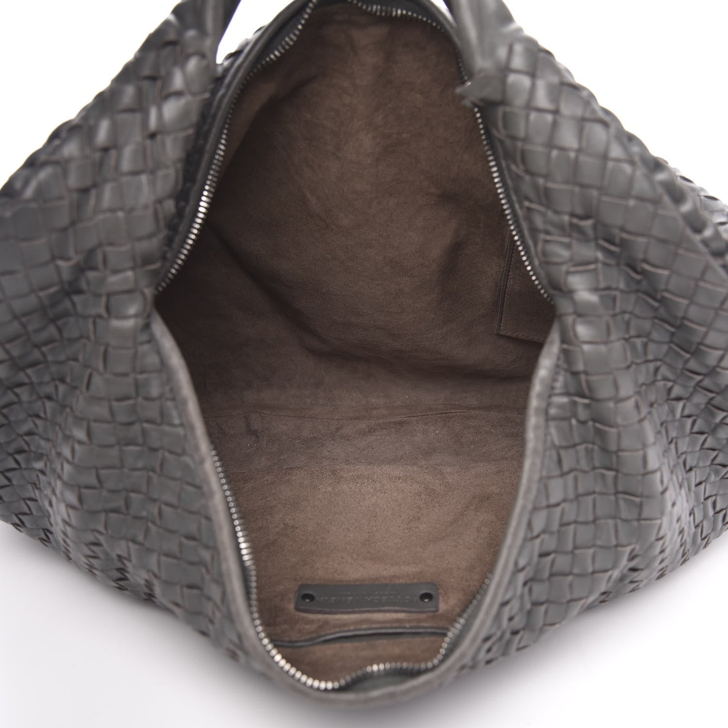 Bottega Veneta Nappa Intrecciato Large Veneta Hobo Grey 5 of 13