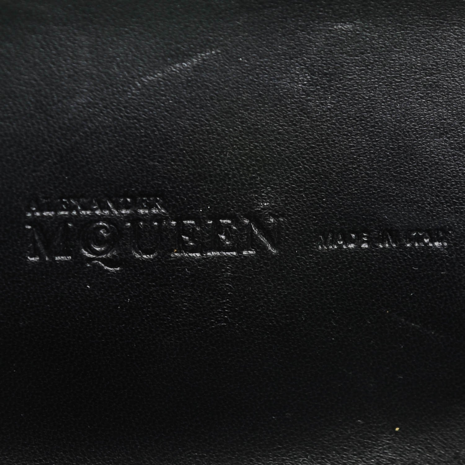 Alexander McQueen Patent Fringe Crystal Skull Box Clutch Black 6 of 7