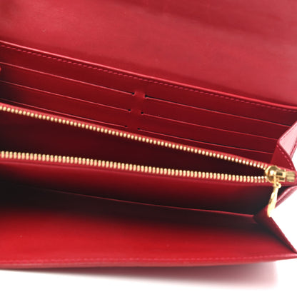 Louis Vuitton Vernis Sarah Wallet Pomme D'Amour 5 of 10