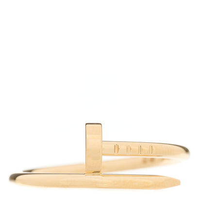 Cartier 18K Yellow Gold Small Juste Un Clou Ring 56 7.5 1 of 3