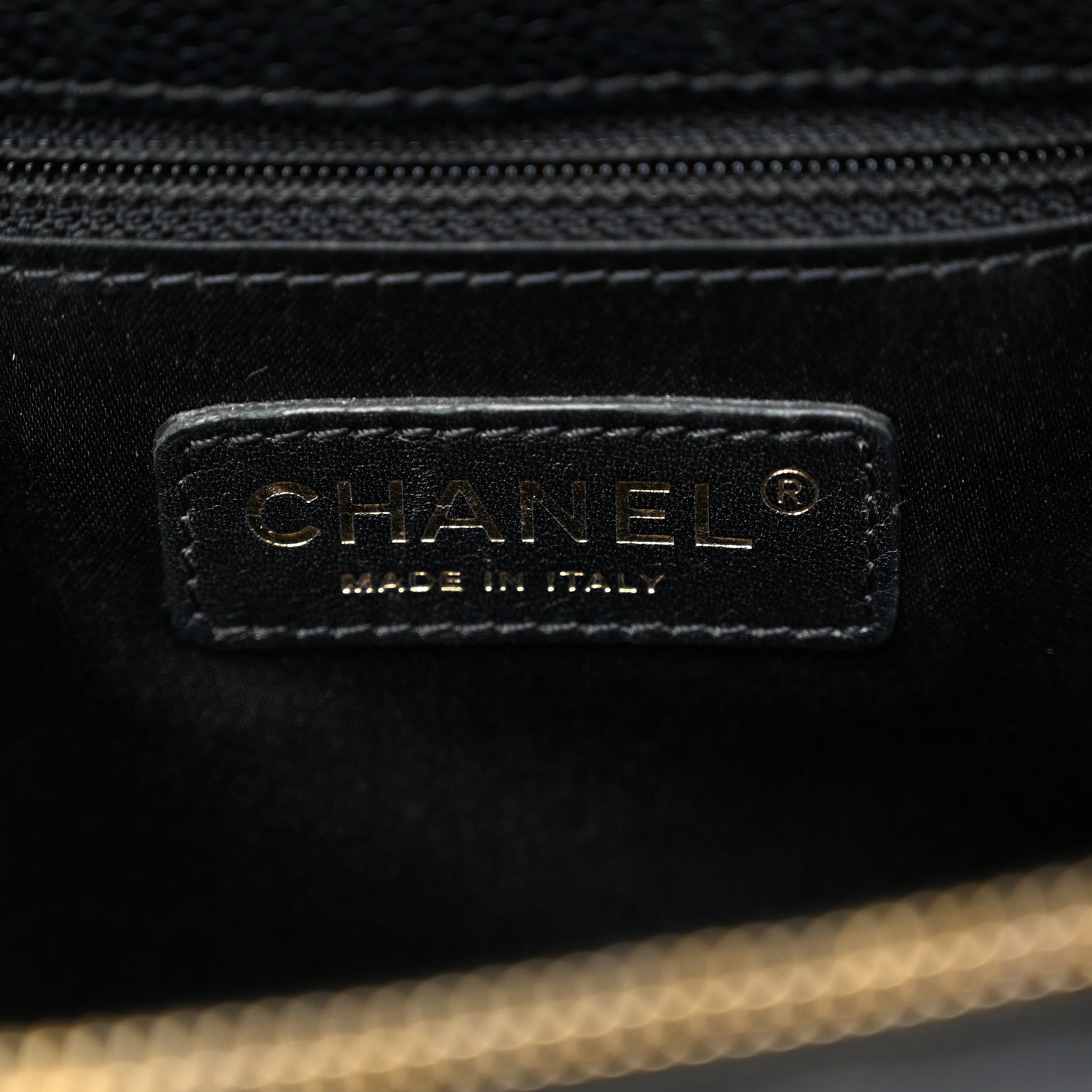 Chanel Caviar Quilted Grand Shopping Tote GST Black 6 of 11