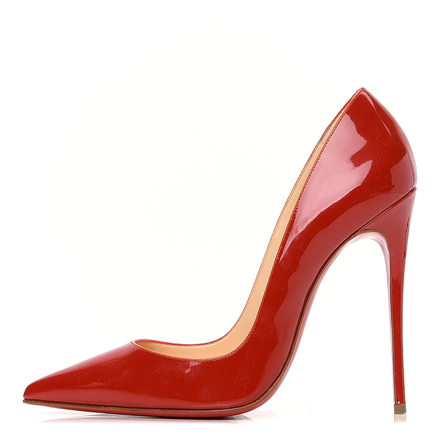 Christian Louboutin Patent So Kate 120 Pumps 37 Flamenco 1 of 6