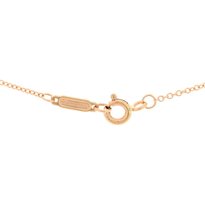 Tiffany 18K Yellow Gold Heart Key Pendant Necklace 4 of 4