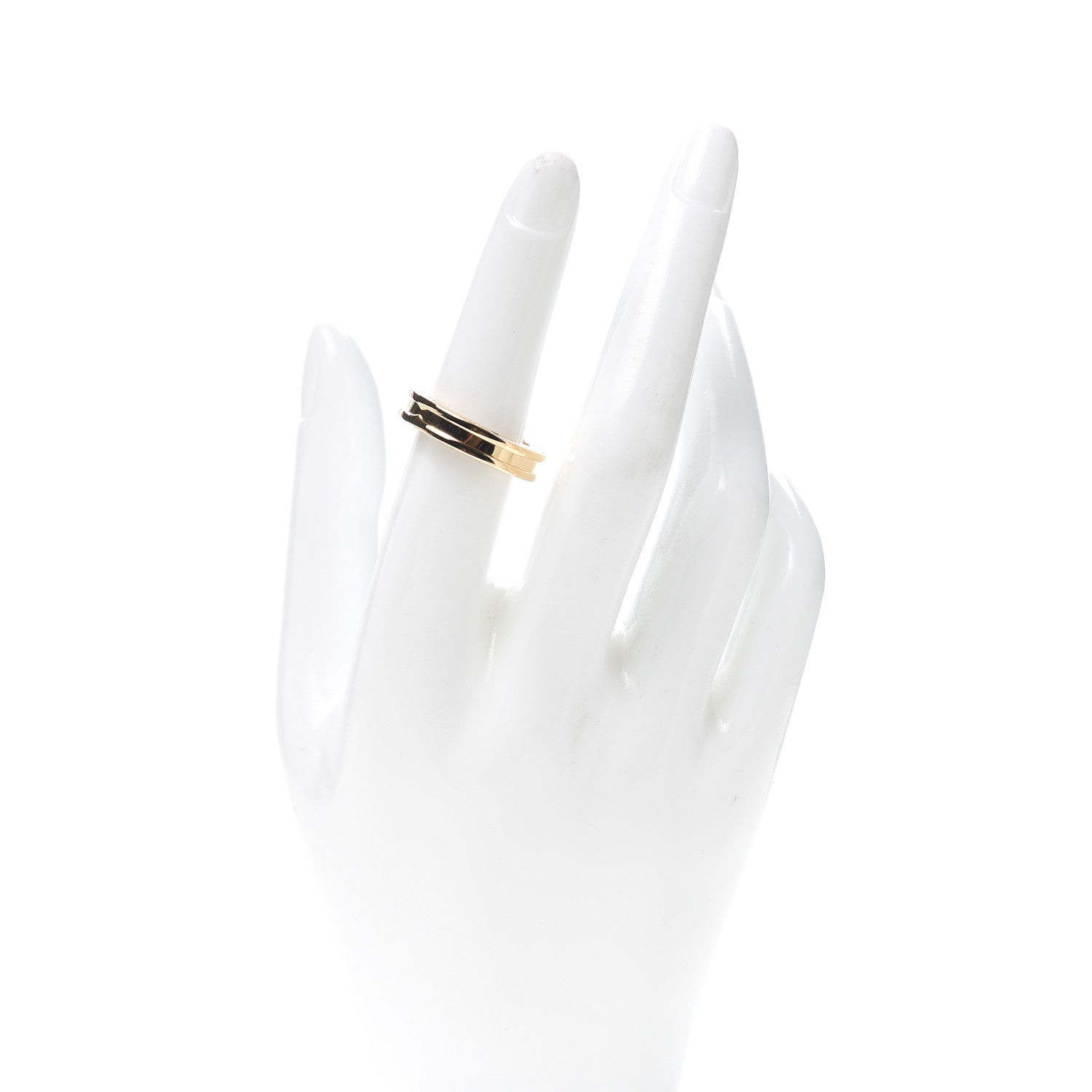 Bulgari 18K Yellow Gold B.Zero1 One-Band Ring 53 6.5 2 of 5