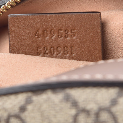 Gucci GG Supreme Monogram Floral Embroidered Mini Chain Shoulder Bag Beige Tuscany 7 of 7