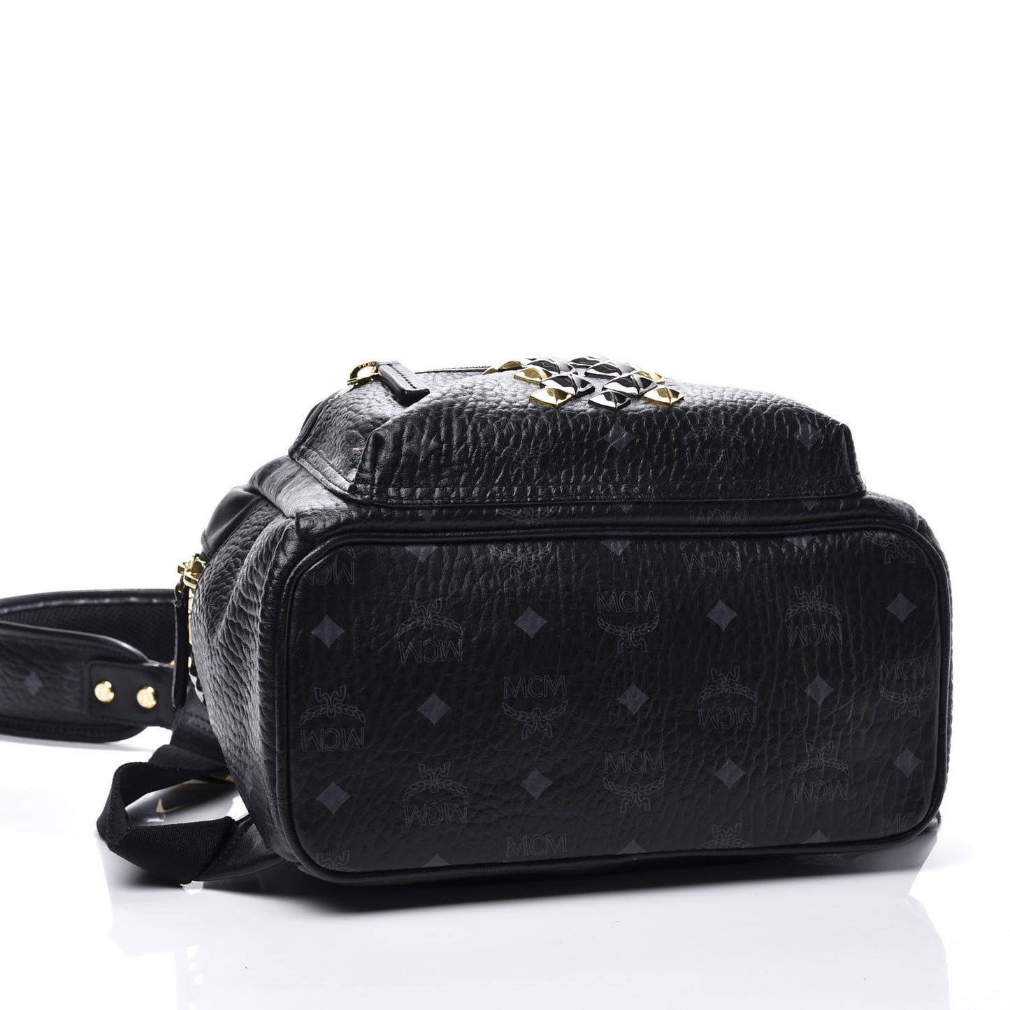 Visetos Studded Small Stark Brock Backpack Black