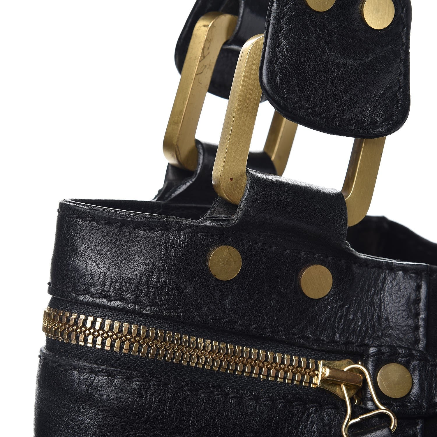 Jimmy Choo Calfskin Suede Mona Tote Black 11 of 11