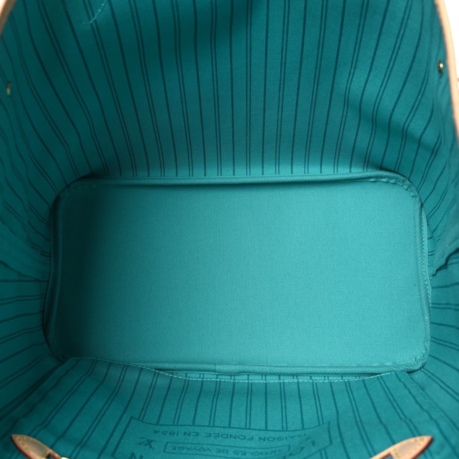 Louis Vuitton Monogram V Neverfull MM Turquoise 5 of 10