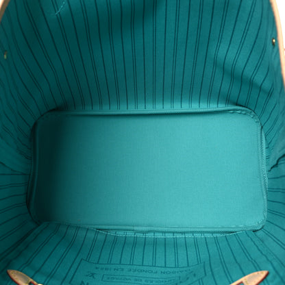 Louis Vuitton Monogram V Neverfull MM Turquoise 5 of 10