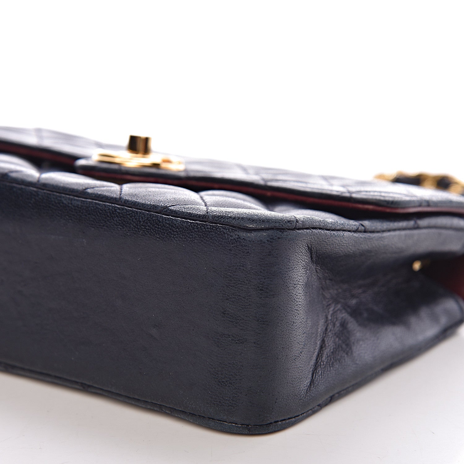 Chanel Lambskin Quilted Mini Flap Navy 12 of 12