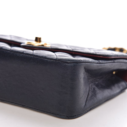 Chanel Lambskin Quilted Mini Flap Navy 12 of 12