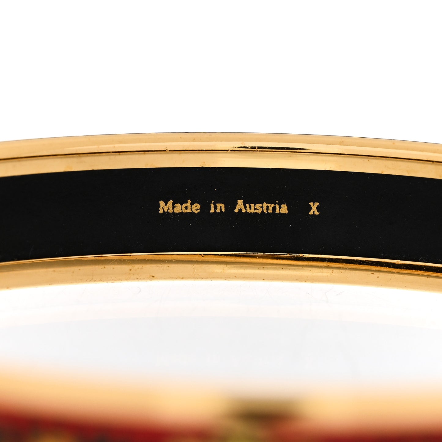 Enamel Printed Narrow Bracelet