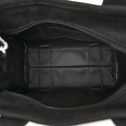 Marc Jacobs Cotton Canvas Small The Traveler Tote Bag Black 5 of 8