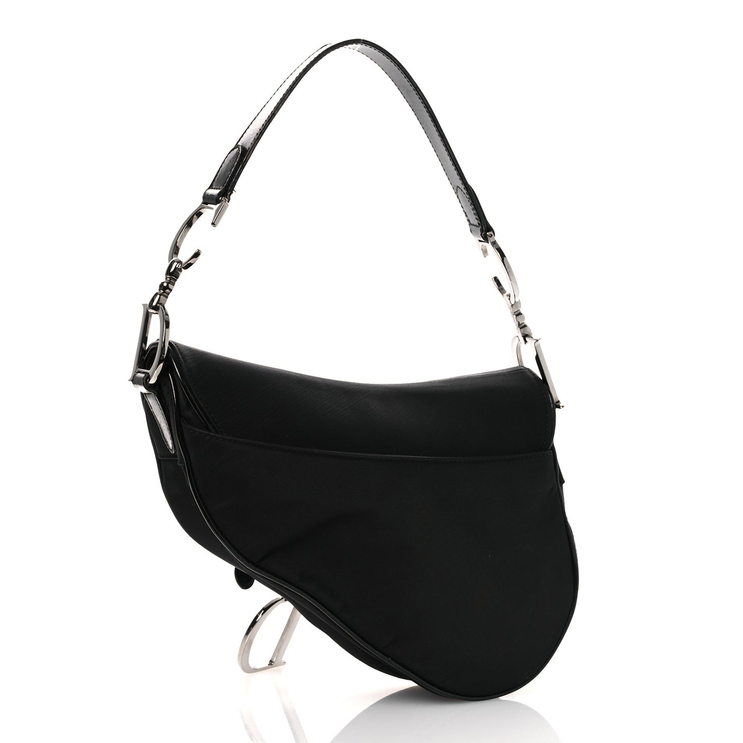 Nylon Saddle Bag Black
