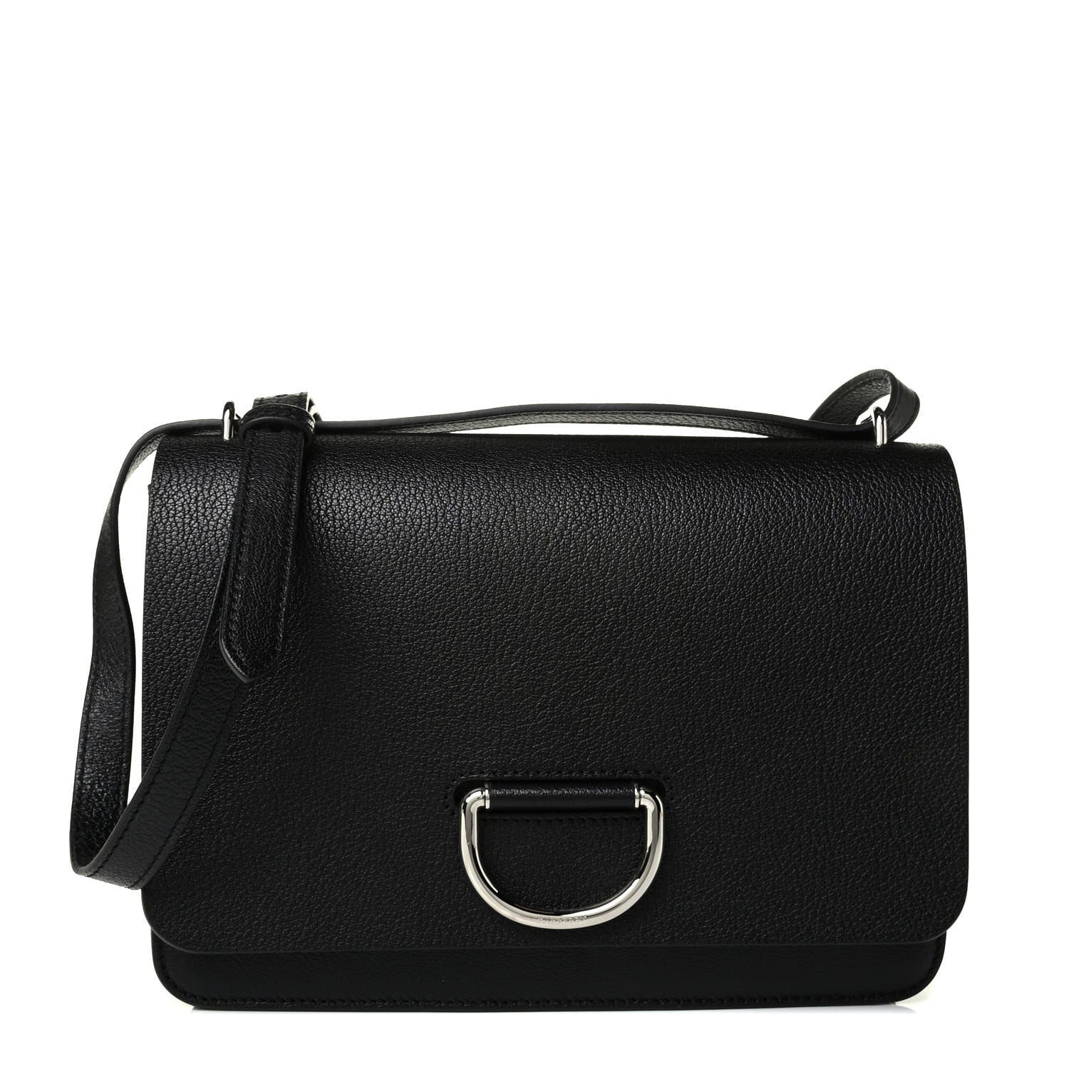 Burberry Goatskin Medium D-Ring Bag Black 1 of 4