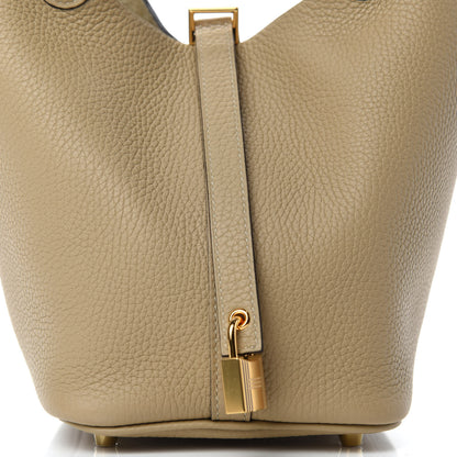 Hermes Taurillon Clemence Picotin Lock 18 PM Trench 10 of 11