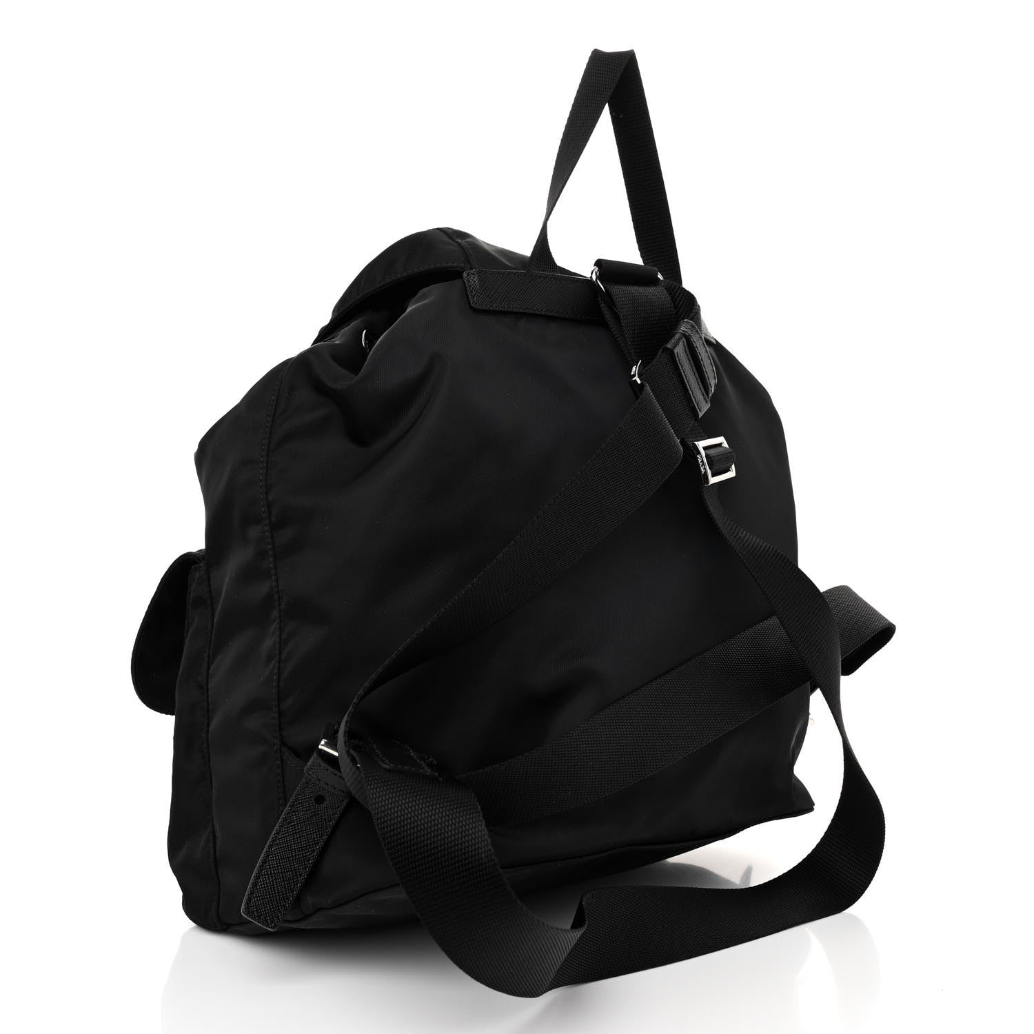 Prada Re-Nylon Saffiano Medium Backpack Black 4 of 11
