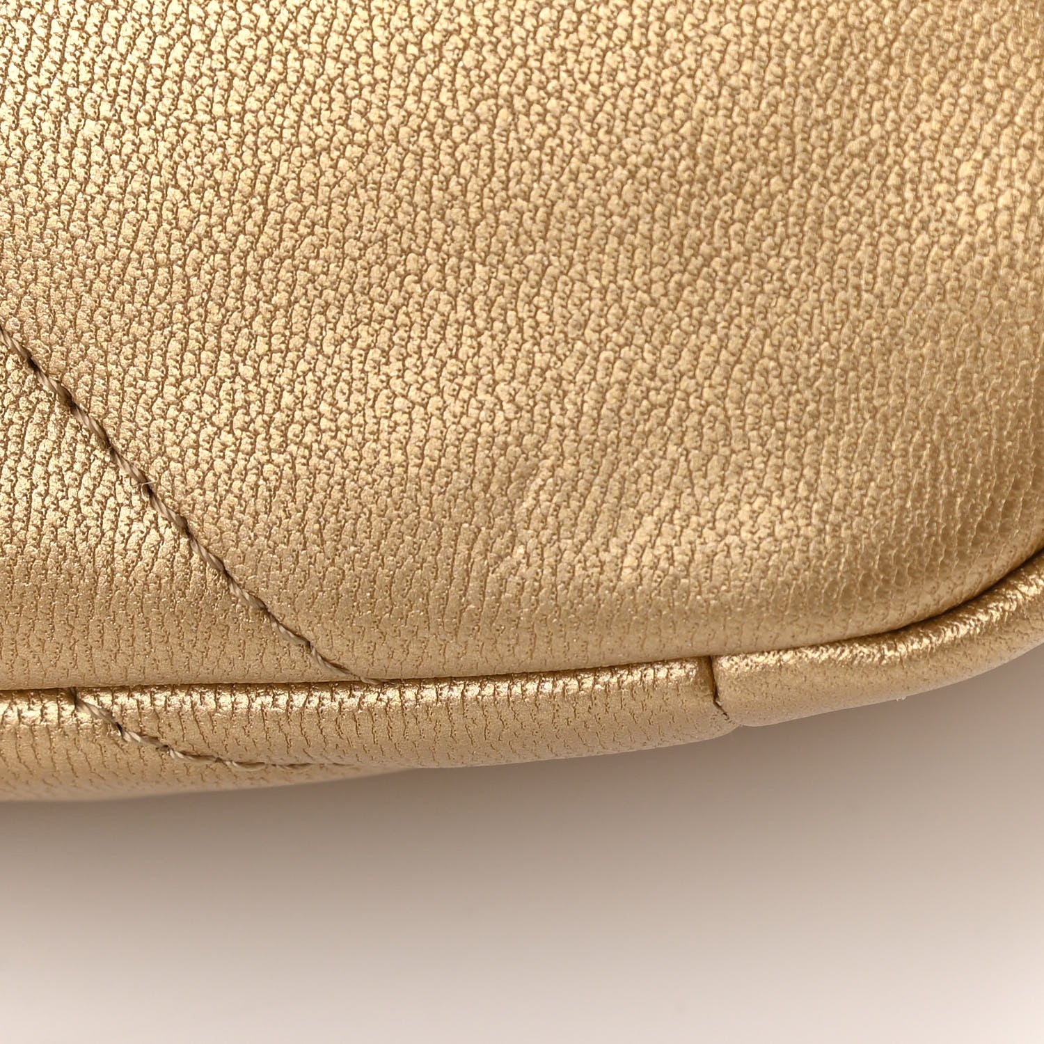 Chanel Metallic Goatskin Quilted Medium Chanel 19 Flap Gold 11 of 12