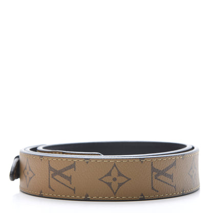 Louis Vuitton Reverse Monogram Bandouliere Shoulder Strap XL Black 2 of 5
