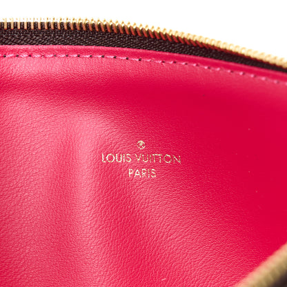 Louis Vuitton LOUIS VUITTON Monogram 2021 Christmas Animation Hollywood Pochette Felicie Chain Wallet Fuchsia 11 of 14